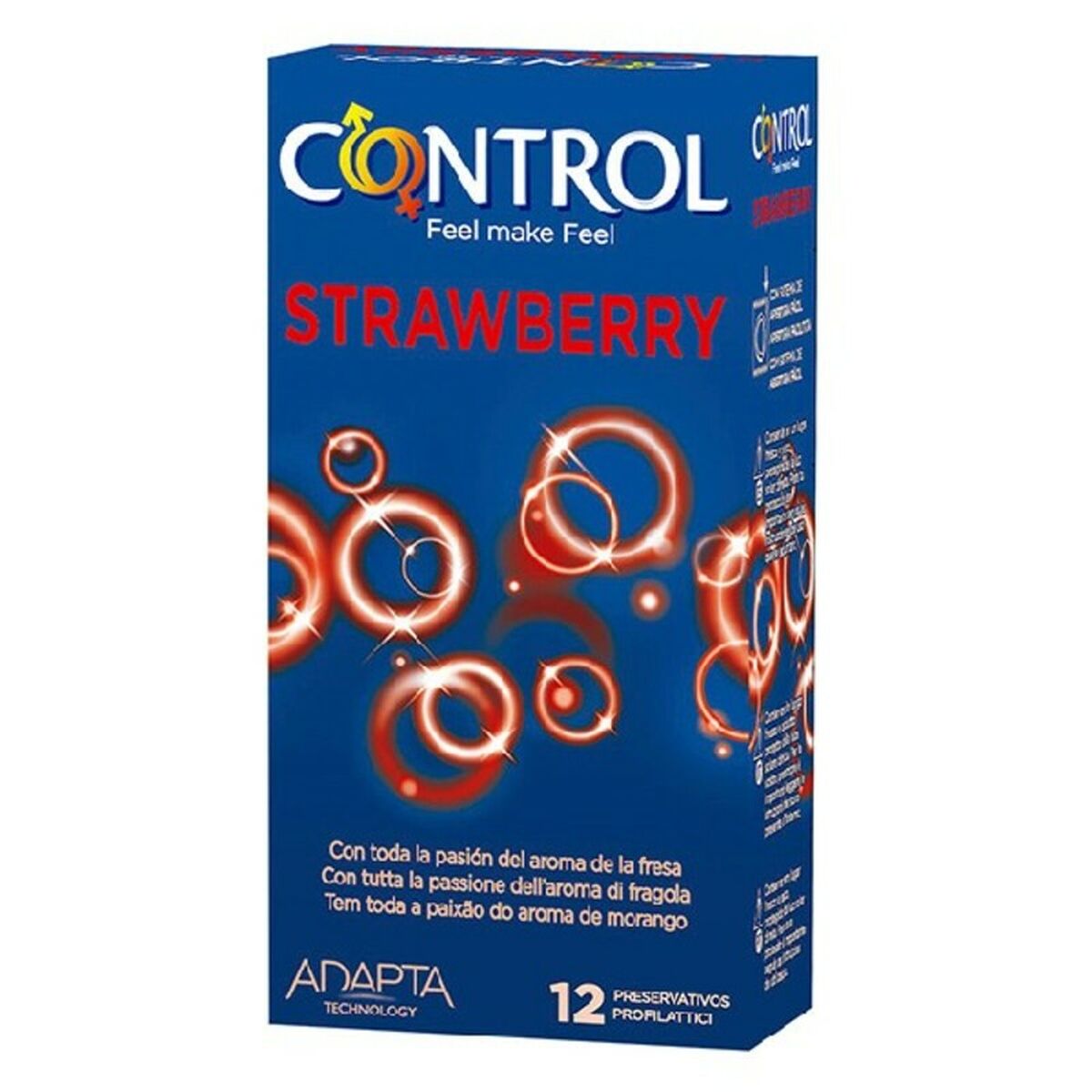 Kondomer Control 43224 Jordbær (12 uds)